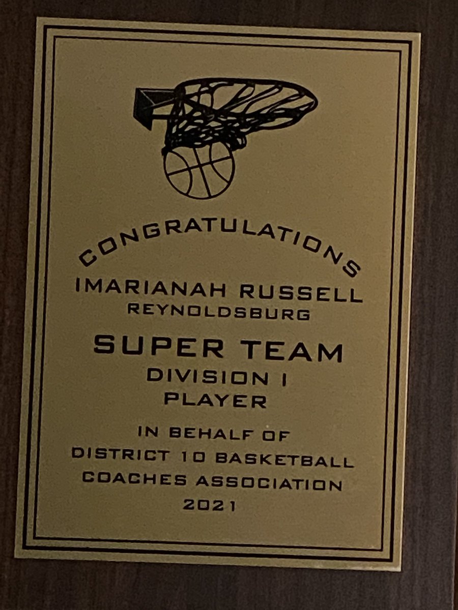 hammond_russell's tweet photo. Congratulations @imarianah1 on district 10 super team and district player of the year,but don’t 4 get this,same thing that makes you laugh,will make you cry next year (period)this grind is real 🦍@natasharussell0 @Lildukes3 @CoachBryceMcKey @ReynoldsburgGBB @270GirlsHoops @OGBSP https://t.co/0YG6NyvVB1