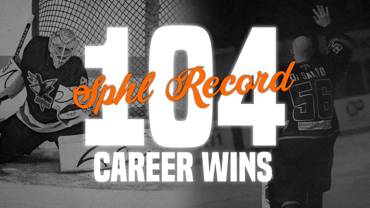 icebears's tweet photo. With that win, Peter Di Salvo is now your ALL-TIME LEADER in SPHL Wins with #104!

Congrats on an unbelievable accomplishment, Mad Dog. We’re thrilled to have you apart of Ice Bears Nation. https://t.co/HhYrIr8Hv8