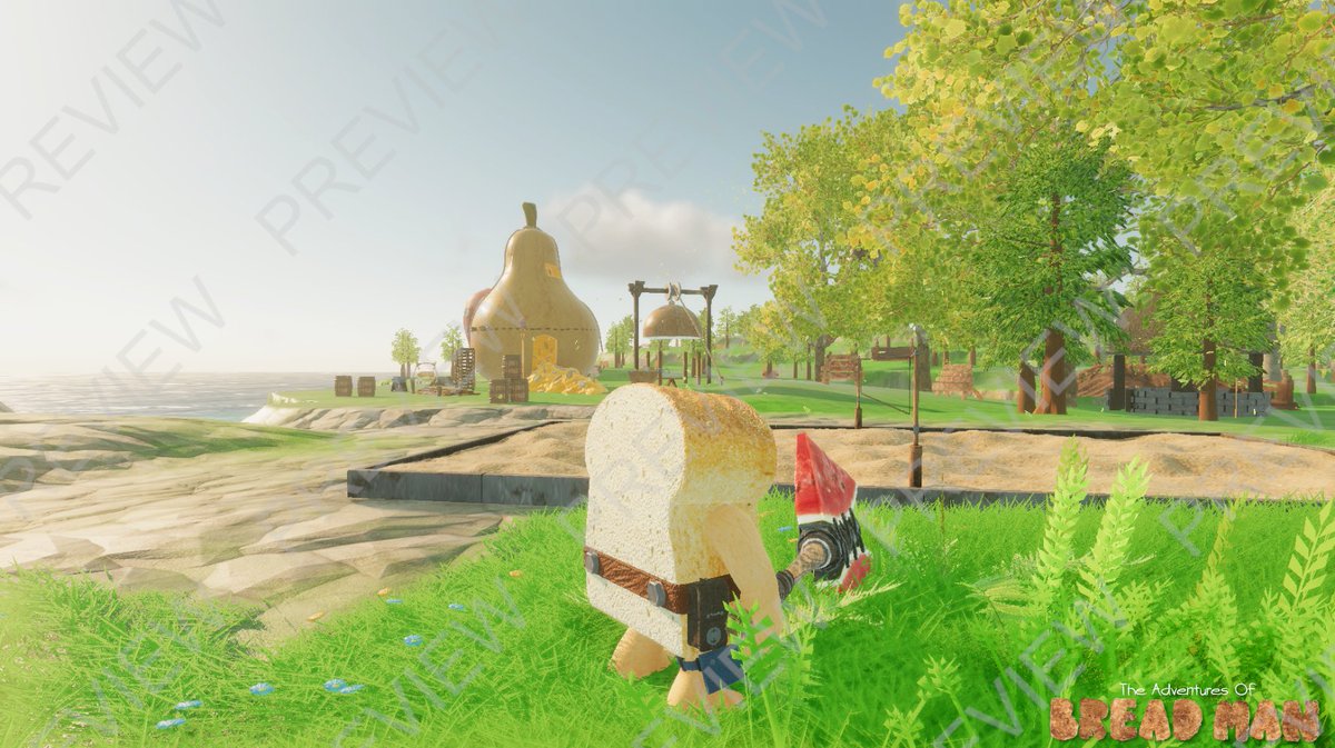 TheBreadmanGame's tweet photo. Here's some screenshots of our new next gen graphical overhaul of the game!! 🍞🍞 
#gamedev #indiedev https://t.co/XBXhOShM4A