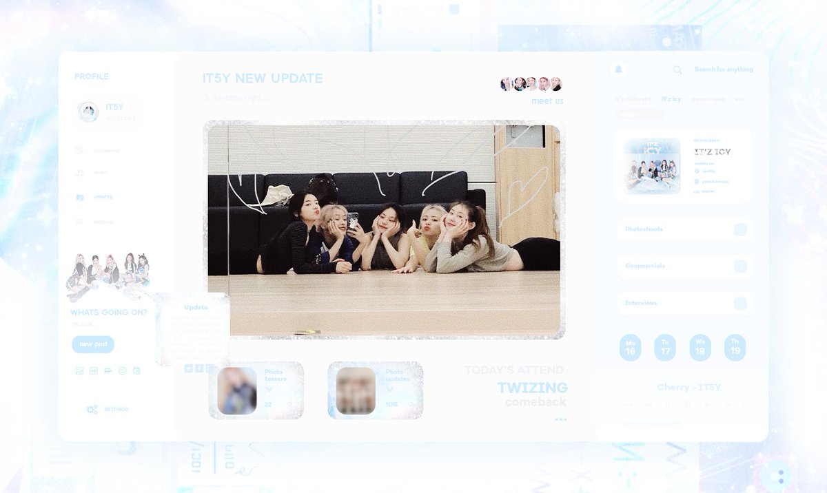 IT5YTWT's tweet photo. ꜥ . 𝐚𝐥𝐥 𓂃 ⬩ in ᠀ 。❄️ 𓏭 us : ' @ !𝗧𝟱𝗬 __,, ❛ updᥲtǝ ⋆ 🗓️ 一 % ݃ 28.O3 ˒ ❏. ‹ 𝕒𝕥 #Twizing9thCB ₊ #DTNATWZ ❥︎¡
Estamos todas en familia listas para cantar y bailar al ritmo de DTNA esta noche en su tan esperado regreso de las más lindas. https://t.co/NqqhQ46pMu