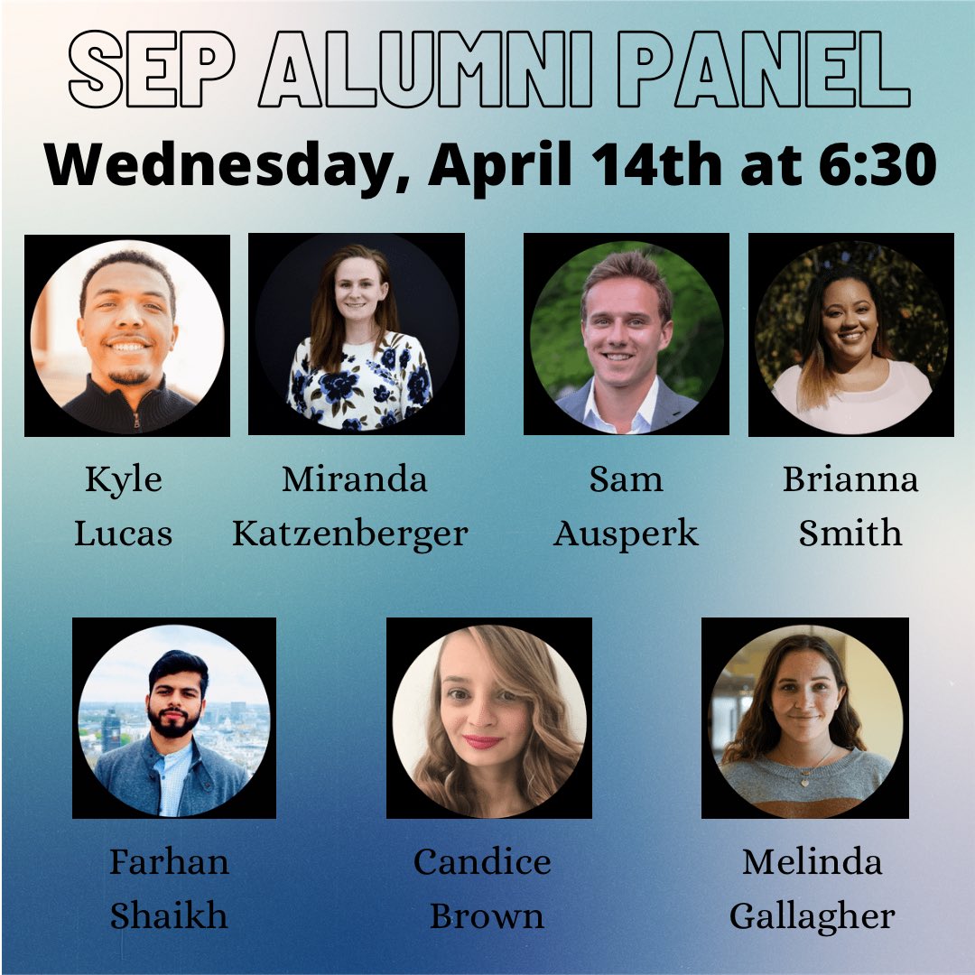 WVU_SEPCLUB's tweet photo. Looking forward to our Alumni Panel in a few weeks! Stay tuned for posts leading up to the event that will highlight &amp; provide a background on each panelist! Cannot wait for them to join us! Be sure to join the WVU Engage roster to receive emails with Zoom links and other info! https://t.co/ndBVclZp0a