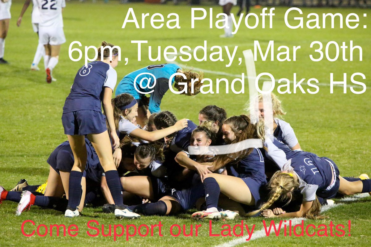 TMHSVarSoccer's tweet photo. Come Support Our Lady Wildcats Varsity Soccer in Area Playoff Game vs. Grand Oak HS, 4800 Riley Fuzzel Road, Spring, Texas 77386 @vypehouston @TMHS__athletics @TMHS_GSoccer @PlaymakersSpor2 @Football_TMHS @MenWildcat_TMHS 
Purchase your tickets @ https://t.co/lWafjet6qk https://t.co/tNwfjyW5v8