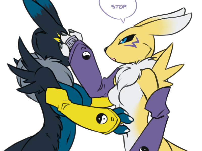 when they find out your rookie form is a Renamon.