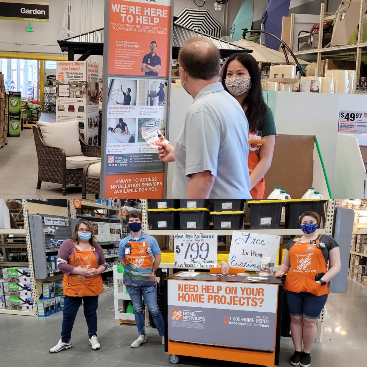Kelly_THD4645's tweet photo. Having a great week in Specialty and Services at 4645!! Thanks to the Service Desks involvement with driving leads and GET this weekend! @kmn293 @jsh_thd @witman68
#heidihvacchallenge #hvacspringpromo https://t.co/mDQ20Xjxwb