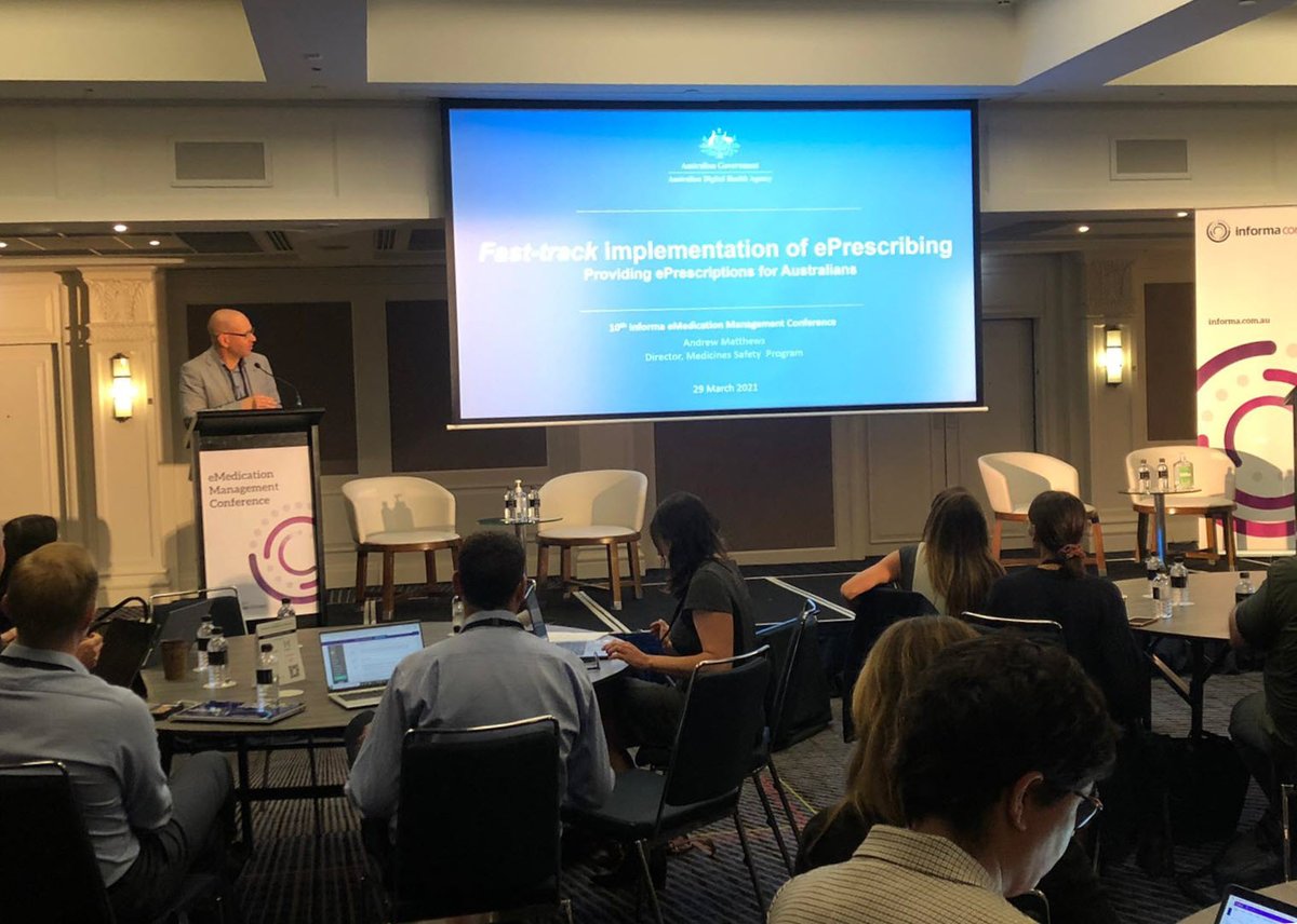 Informa Connect Australia (@informa_oz) on Twitter photo Delighted to have <a href="/APharm68/">Andrew Matthews</a> delivering a keynote presentation on the fast track implementation of ePrescribing at the #emedconf21 Delighted to have <a href="/APharm68/">Andrew Matthews</a> delivering a keynote presentation on the fast track implementation of ePrescribing at the #emedconf21