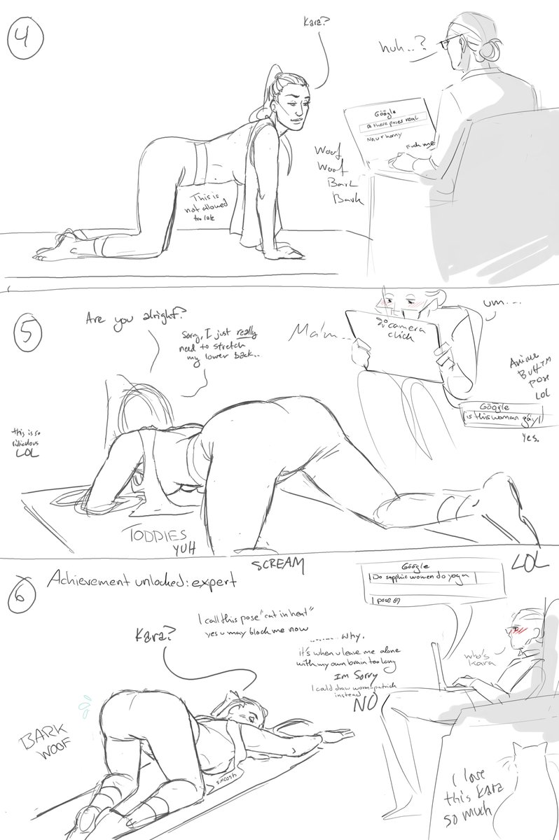 Drawpile with @BigMammaLlama5 . Lena showing Kara her yoga poses from level beginner to expert ♥

#SupercorpSunday 