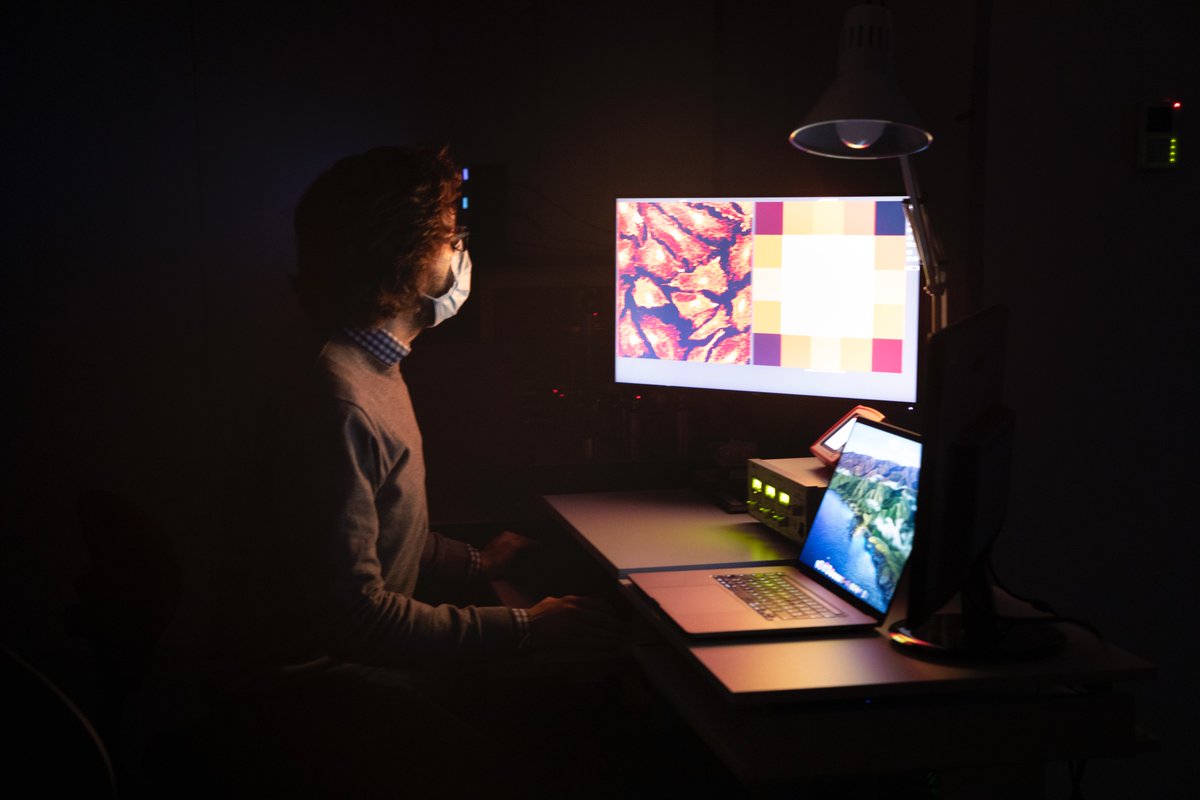 VicidominiLab's tweet photo. #FOM2015: phasor analysis improves #STED resolution. #FOM2019: #SPAD array detector boosts SNR and resolution of STED. What next? Do not expect a simple combination from @GTortarolo! #FOM2021 29th March 2021, 15:10 (CET)
#BrightEyes_ERC #singlephotonmicroscopy @genoainstrument https://t.co/w7VNhPNtir