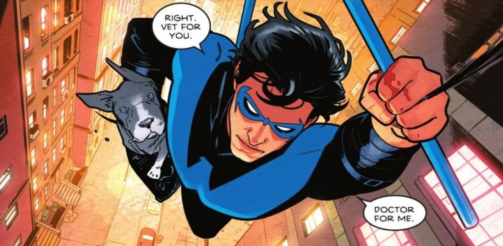 4) and speaking of "Mr. Nightwing" (as the students call him)  #Nightwing #78 by  @TomTaylorMade &  @Bruno_Redondo_F is everything I love about Dick Grayson in one issue. Thank u for bringing the fun back. Too many recent Nightwing stories try to make him Batman II again. Over that.
