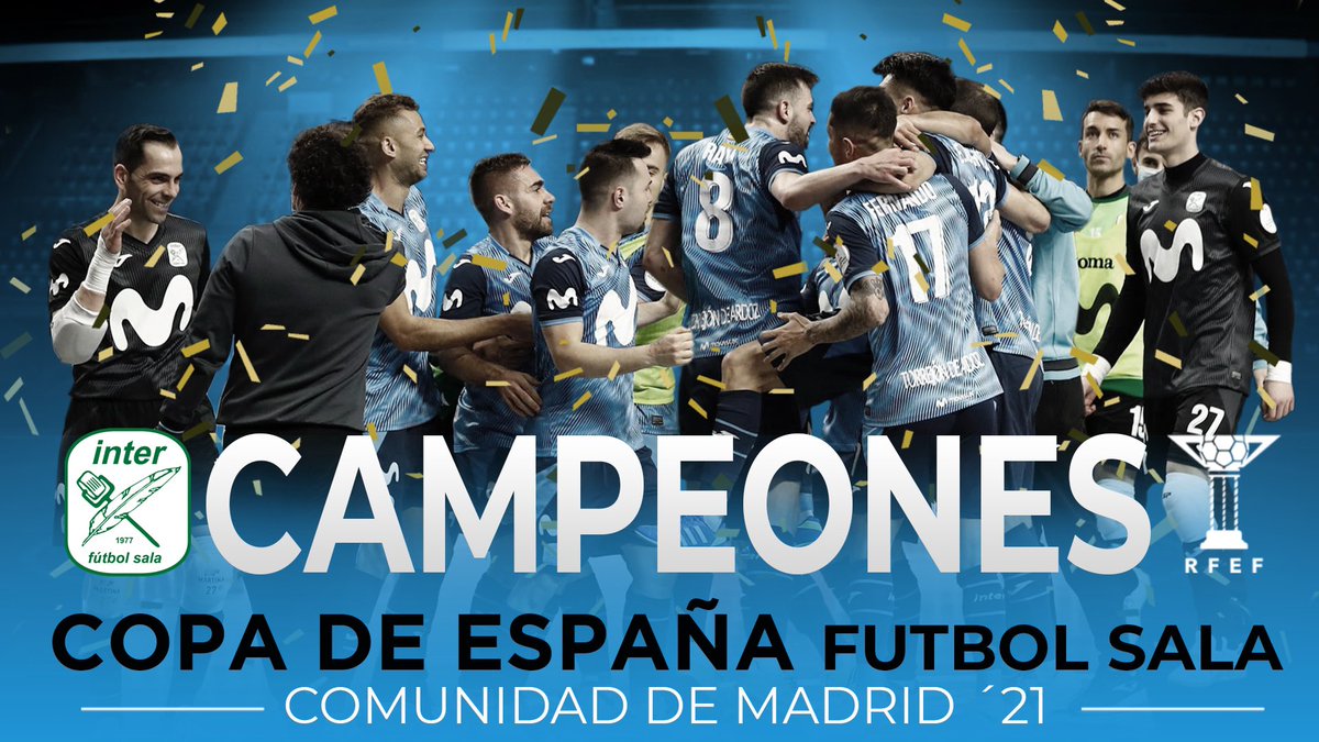 🏆✨¡CAMPEONES DE LA COPA DE ESPAÑA 2021!✨🏆

¡FELICIDADES CRACKS!

🙌🏻POR VOSOTROS AFICIÓN🙌🏻

#CopaDeEspañaFutsal #InteristaSoy #SomosFutsal #InterBarça