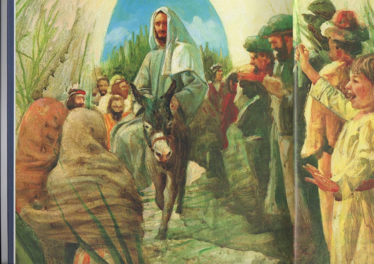 toddboat's tweet photo. An illustration my brother did for a book years ago..Happy #PalmSunday2021 https://t.co/Aq9de5ygE8