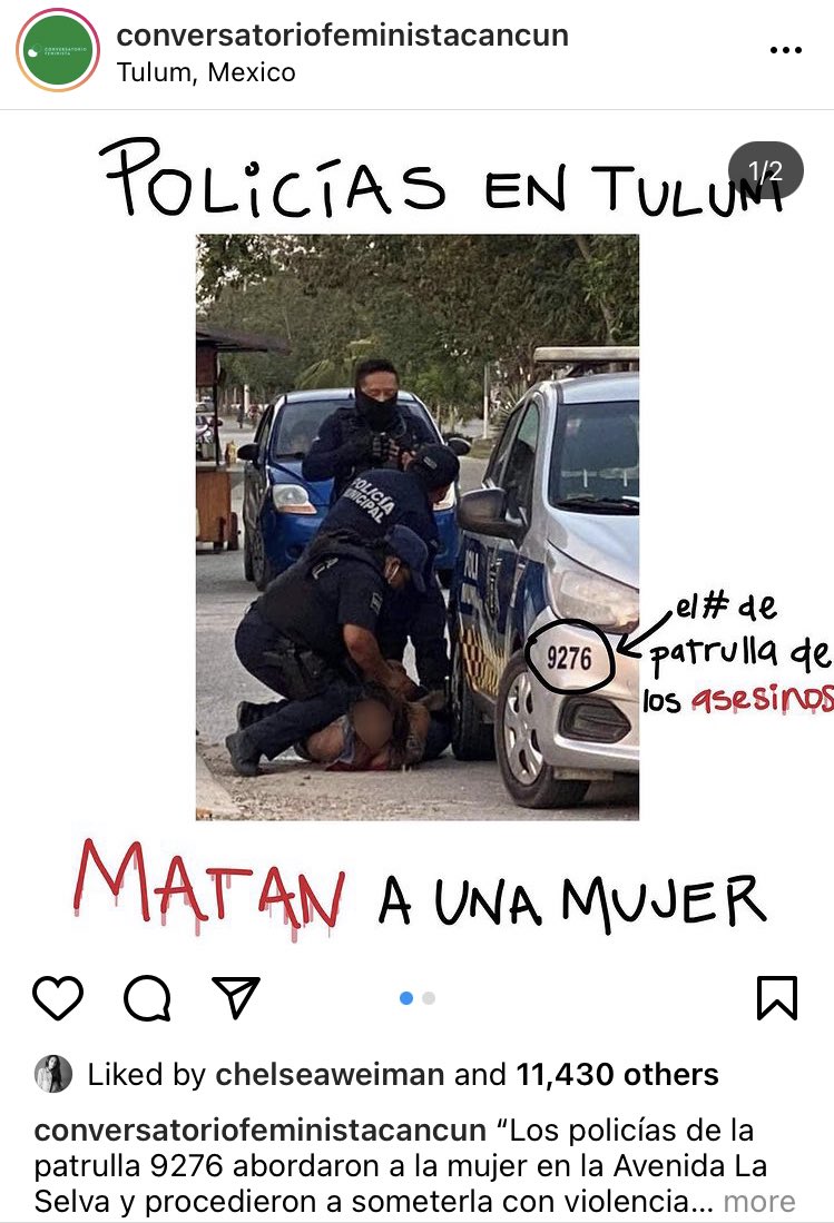 ChloeBr's tweet photo. Estos es lo qué pasa en Quintana Roo. #QuintanaRooFeminicida https://t.co/r3aKZoBXAk