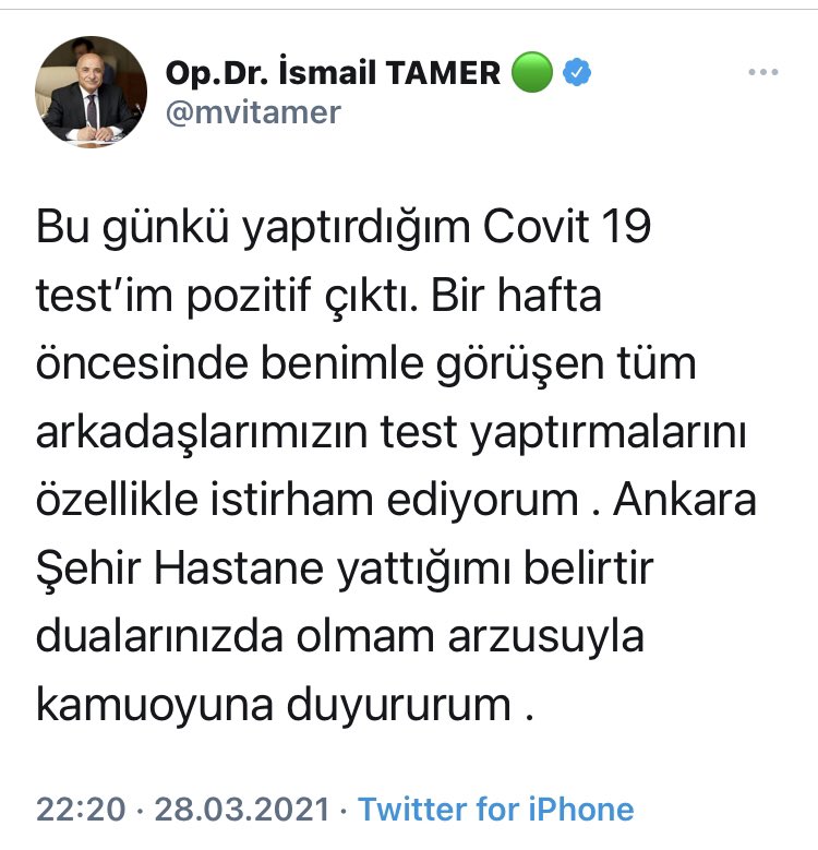 sedatpisirici's tweet photo. AKP Kayseri Milletvekili Op. Dr. İsmail Tamer. Genel cerrah. Kayseri Tabip Odası’nın eski başkanlarından. TBMM Sağlık, Aile, Çalışma ve Sosyal İşler Komisyonu Üyesi. 24 Mart kongre, 28 Mart hastane. Olmayınca olmuyor demek ki! https://t.co/Q6wtHqA8N4