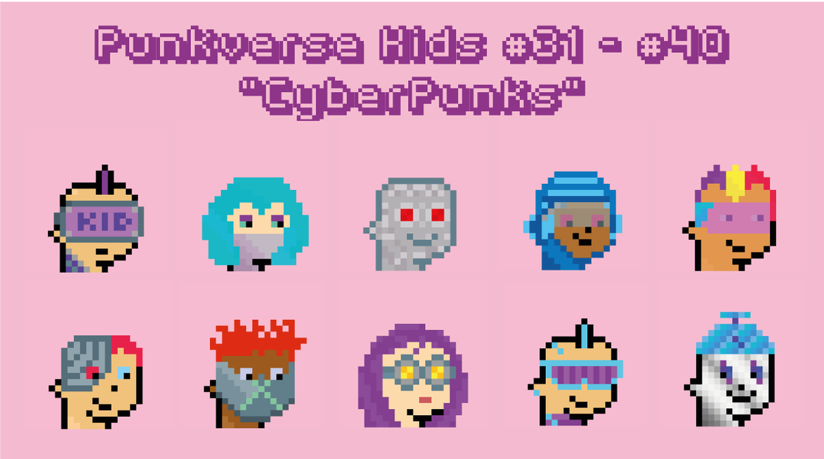 #31 - #40 are on sale!
opensea.io/collection/pun…

"CyberPunks" Drop (0.06 Eth each)
#unofficialpunks #punkverse
