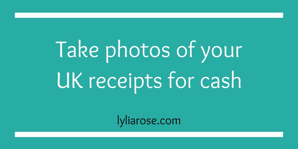 LyliaRose's tweet photo. Make money from your receipts! Here's how: https://t.co/75UEeE1TcK
#makemoney #makemoneyathome #makemoneyapps #sidehustles #moneyblog https://t.co/JCsrhKR7nL