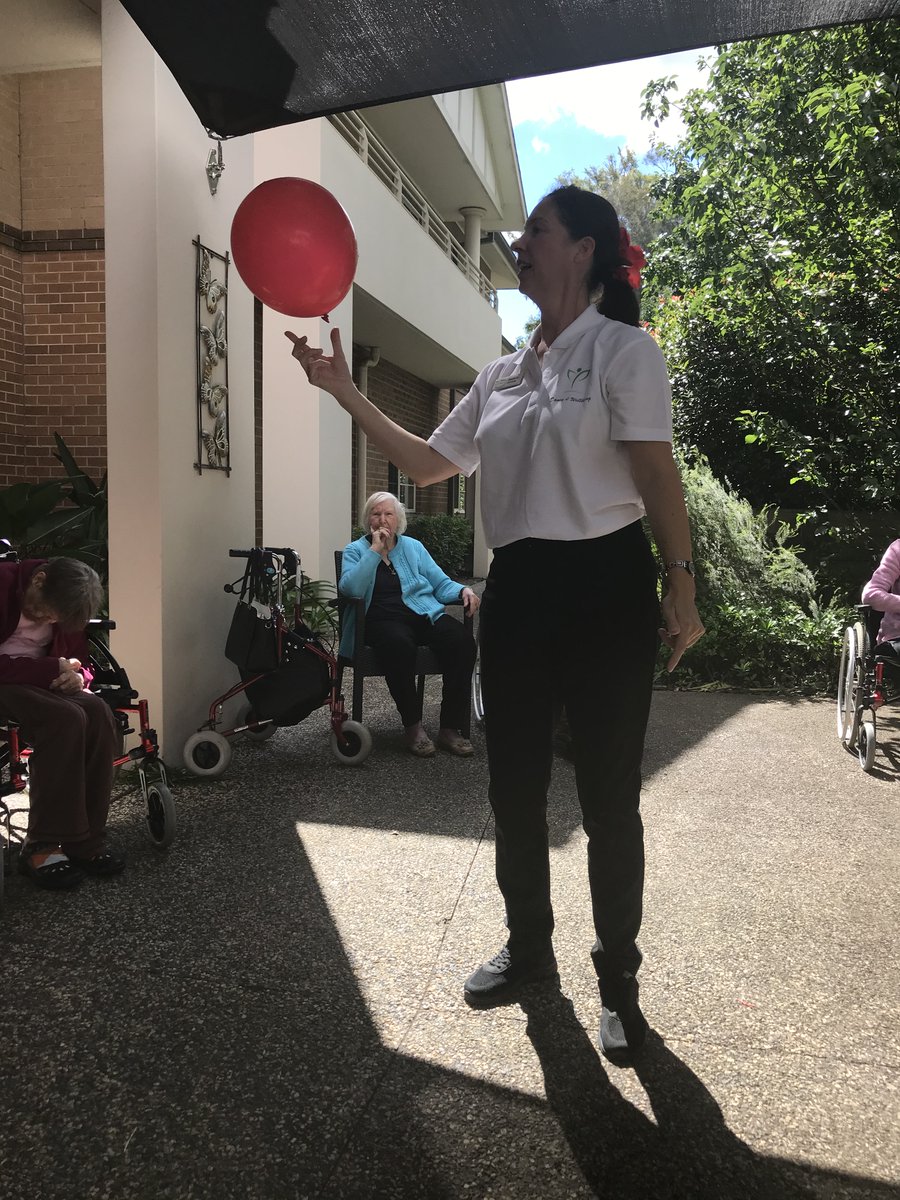 SummitCare's tweet photo. Wallsend residends always have fun at the Dance 4 Wellbeing activity. Joy and Eric are two regulars and there's always a lot of banter with Eric often leading the way. It's great to see them enjoying themselves.

#SummitCareWallsend #agedcareAustralia #meaningfulactivities https://t.co/hFhhhek71G