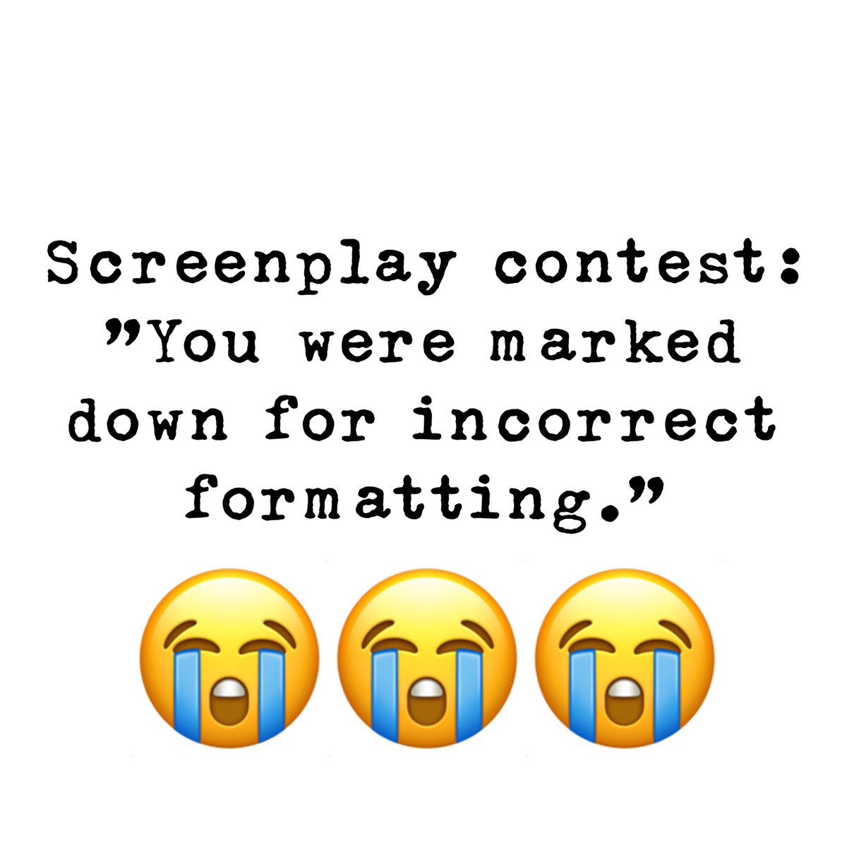 JenniferMilne99's tweet photo. #lol #catch22 #funny #screenwriter #screenwritingproblems #screenplay #writersofinstagram #writer #writing #writingcommunity #authorsofinstagram https://t.co/9BqJdbz3E7