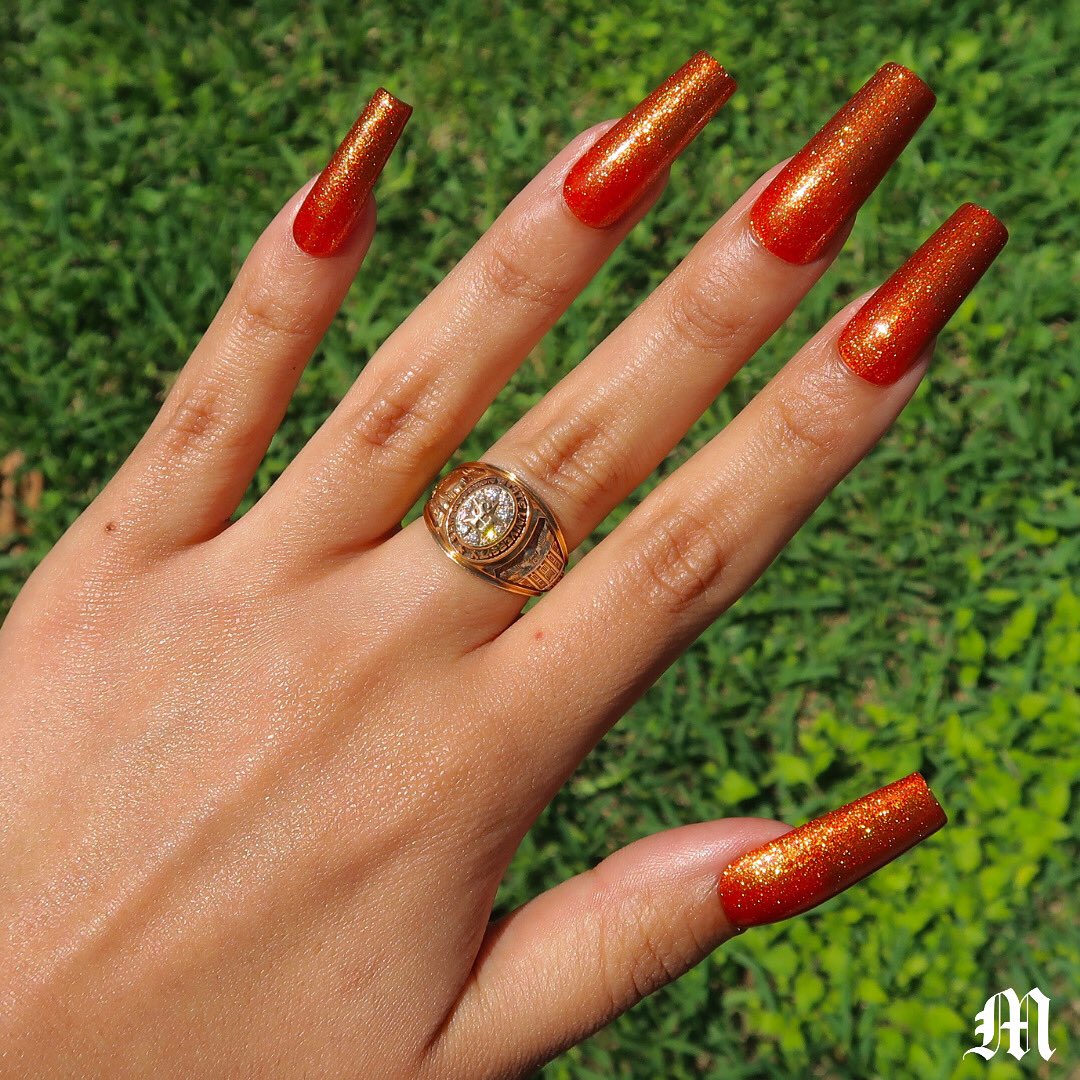 Anyone else miss Pumpkin Spice this season?☕️💅🏽
 
 pressedbymarina.com/products/pumpk…
 
#luxurypressonnails #pressonnails #pressons #pressedbymarina #pumpkinspice #orangenails  #supportsmallbusiness #smallbusiness