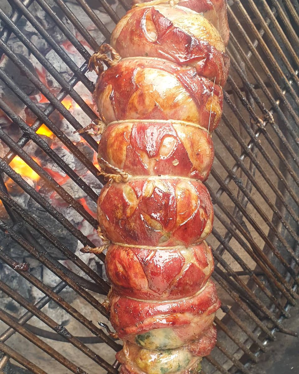 wildfoodboy's tweet photo. Porchetta style venison loin filled with bacon lardons, wild garlic, herbs and olive oil. Fantastic BBQ dish for the summer to come on the @KamadoJoeUK will be doing a video on this soon to take you through prep and cooking 👍#BBQgame #venison #gametoeat #ukwildvenison #kamadojoe https://t.co/SkGyGNy0xT