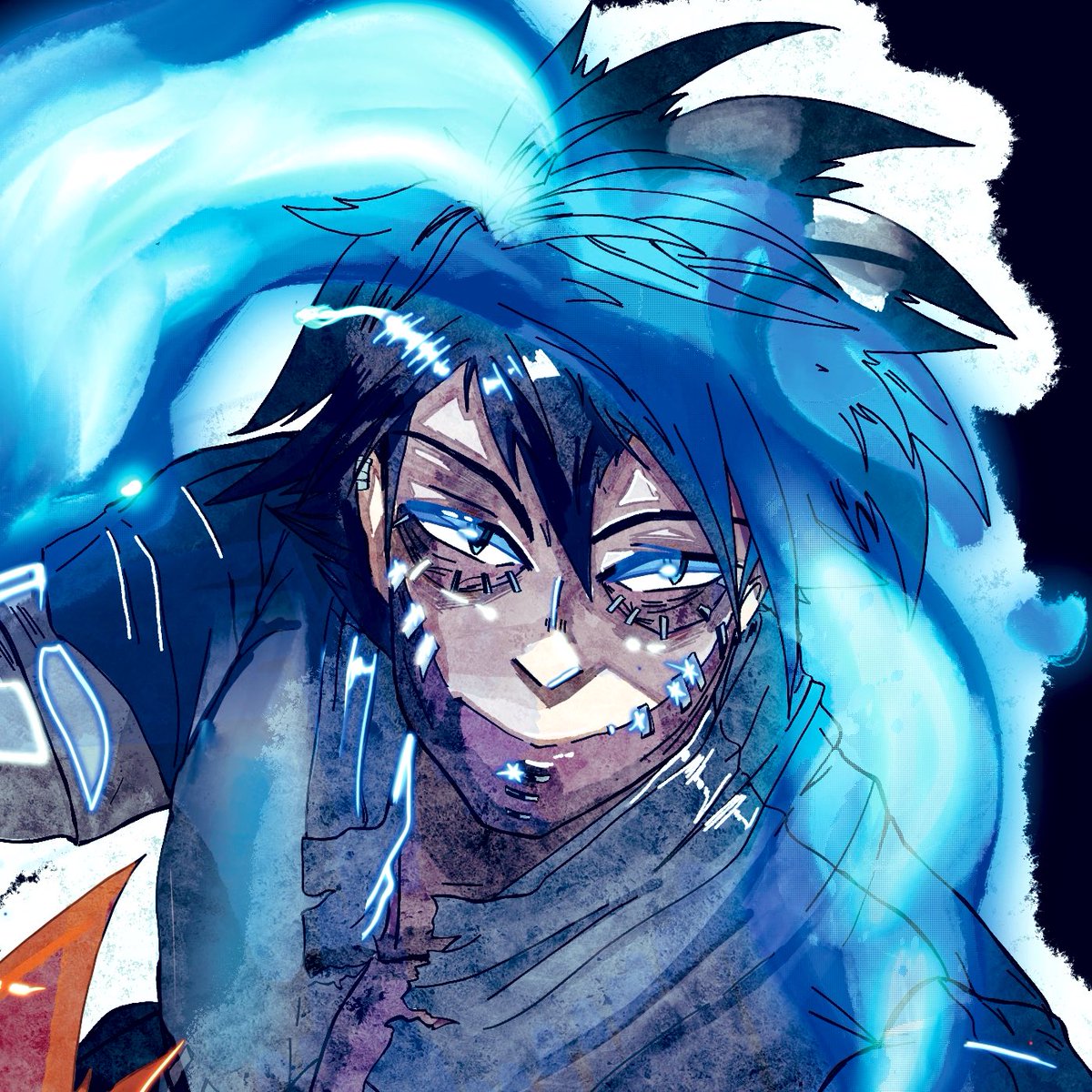 SeleneArts's tweet photo. A New #BokuNoHeroAcademia fan art! Enjoy #digitalart #digitaldrawing #MyHeroAcademia #dabi #Endeavor #Todoroki https://t.co/aW0EXdWTGj