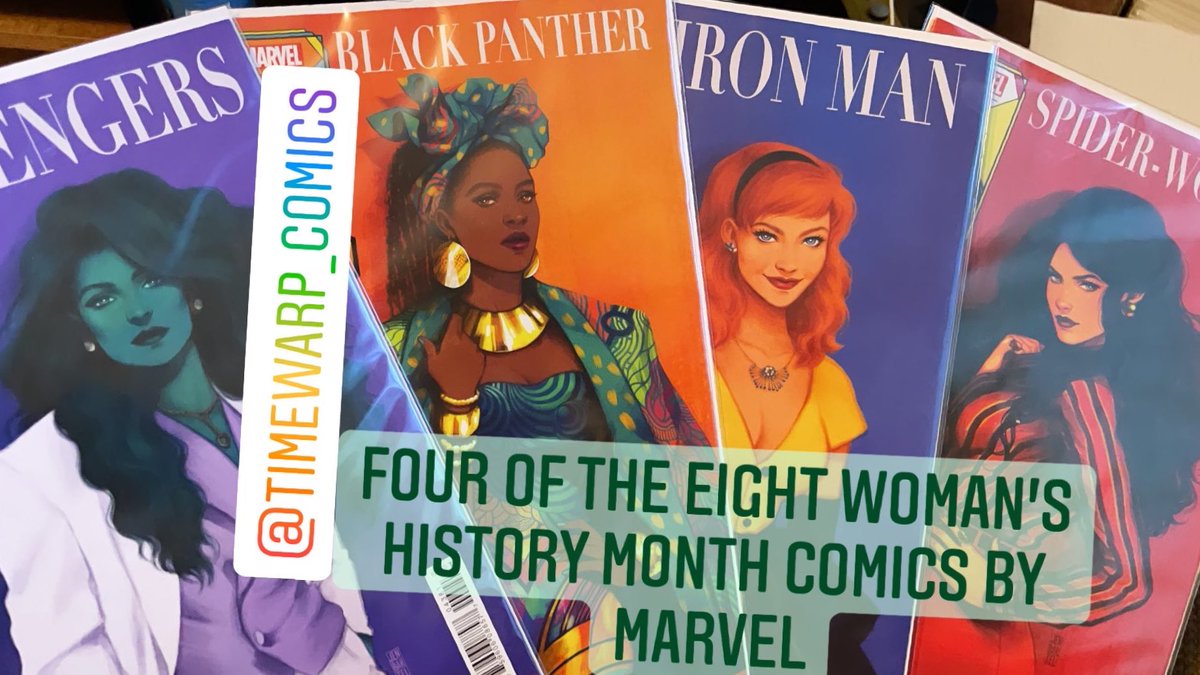 Huge shout out to <a href="/timewarpboulder/">Time Warp Comics & Games</a>  for helping collect the <a href="/Marvel/">Marvel Entertainment</a> #WomansHistoryMonth collection. #iconic