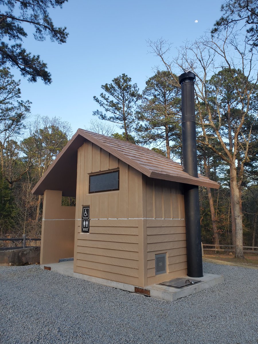 OklahomaParks's tweet photo. For this week's #StateParkSunday, check out the brand new bathroom in the ATV Area at Robbers Cave!
https://t.co/KbRnMukC7R
#OKStateParks https://t.co/MBt7MMpGCw