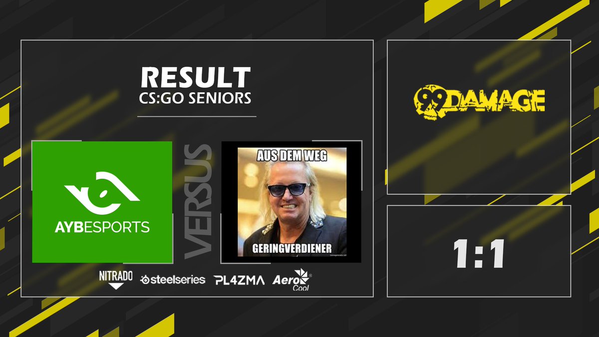 💥#CSGO💥
Seems like our Seniors watched too much r6  
  
1⃣:1⃣

Guess Inferno isn't our Map 🥲

#Free4AYB #aybsome