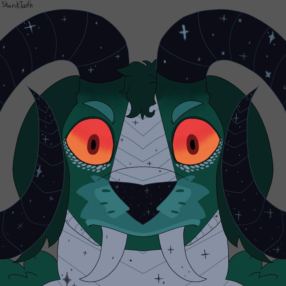 SkunkToothArt's tweet photo. Some personal art and a recent piece for @campfirelatte respectively 💚 https://t.co/EOs8lFgPXS