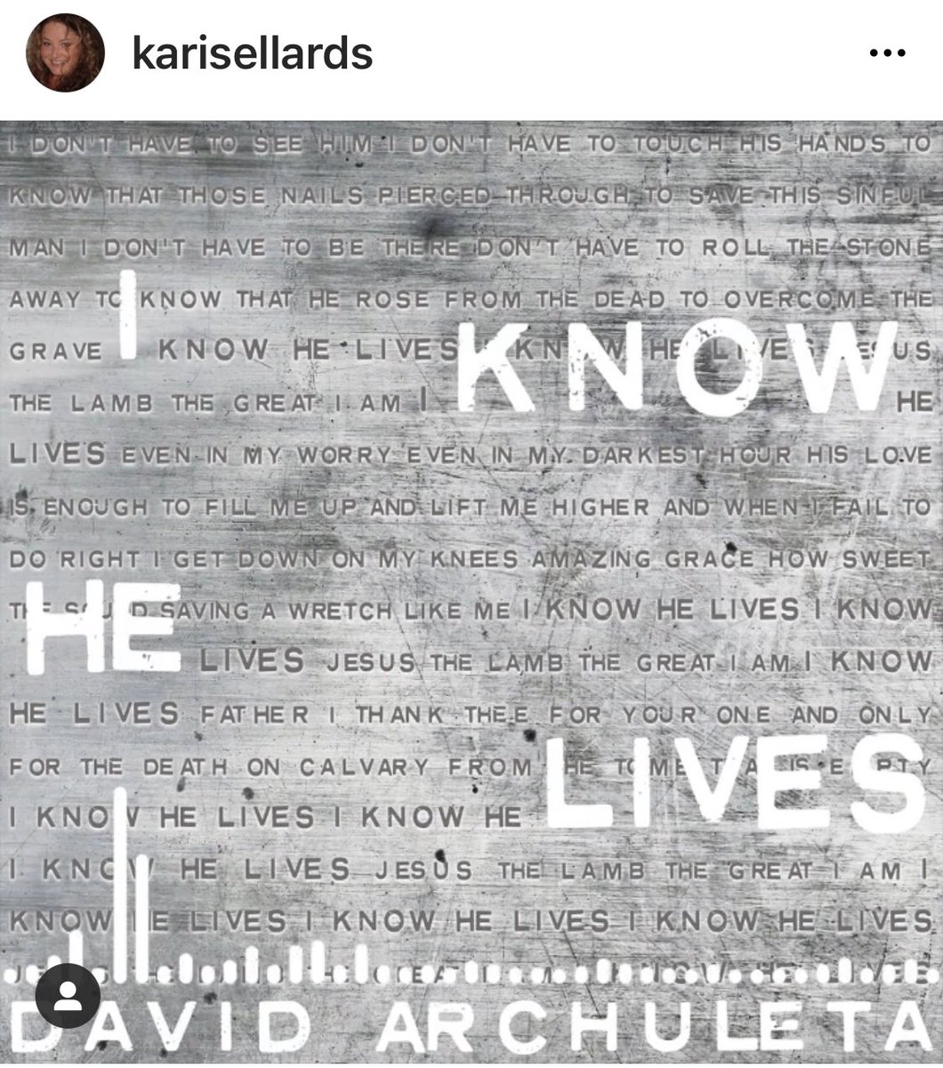 FODFansofDavid's tweet photo. Thank you, @kariontour @DavidArchie @LisaPaquette @TeamArchie08 and all other collaborators!!! We so love #IKnowHeLives and look forward to the MV!!! Happy Palm Sunday!!❤️🙏🏼
https://t.co/fI1ISZ7M4z https://t.co/dG2gRKJ8lS