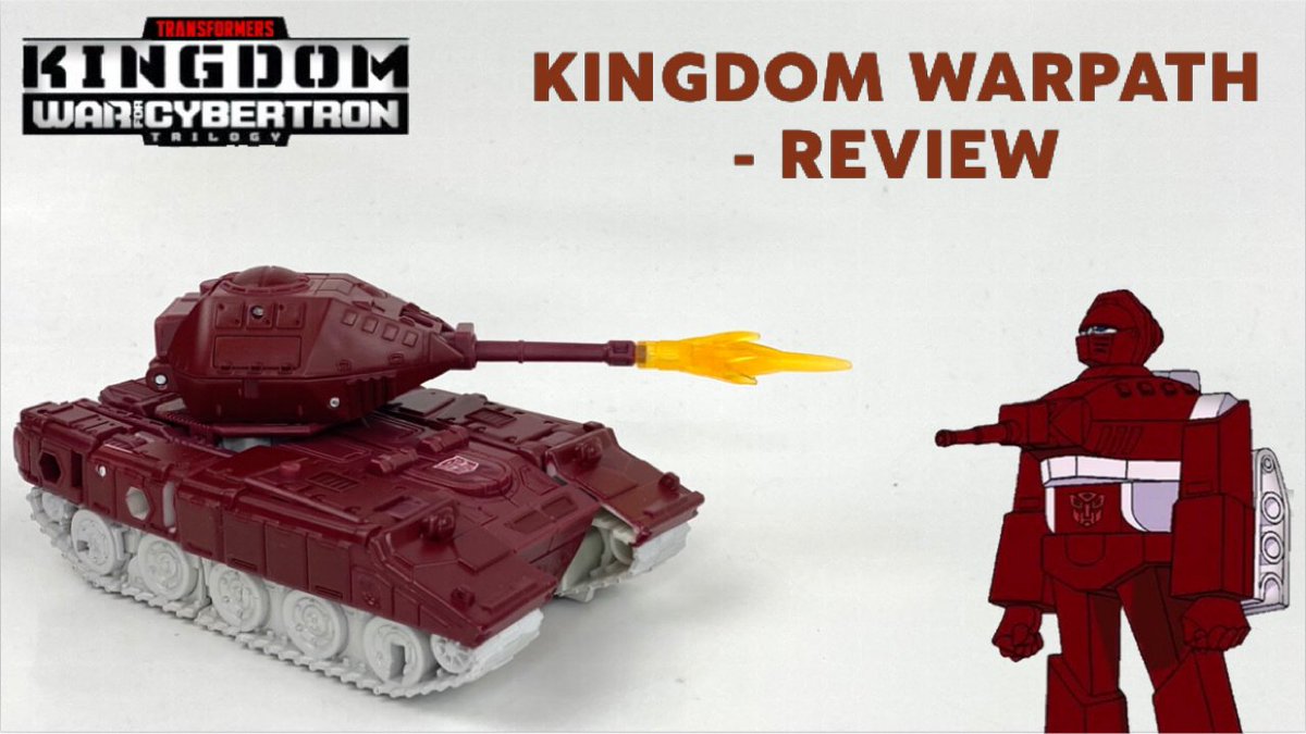TheCollectorbot's tweet photo. Transformers Kingdom WARPATH review! https://t.co/YwV569MRYR via @YouTube https://t.co/fXHqk9CNzh