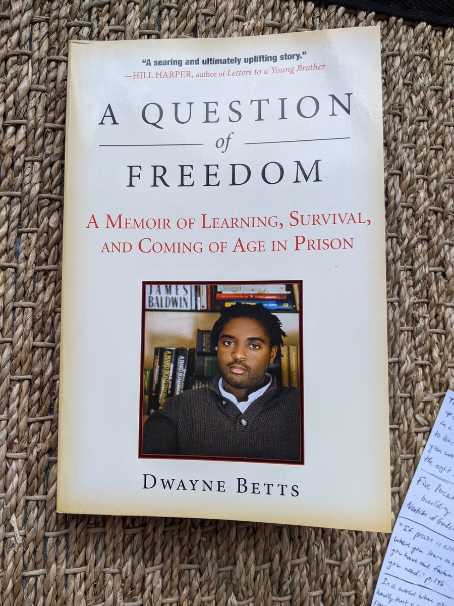adamsfuller's tweet photo. Highly recommended reading, truly inspiring story -- all hero, zero victim.

A Question of Freedom, @dwaynebetts

"There's something about waking up every morning to your life in a box that makes you want to learn to be more than you were when you went to bed the night before." https://t.co/WxZZztWtG3