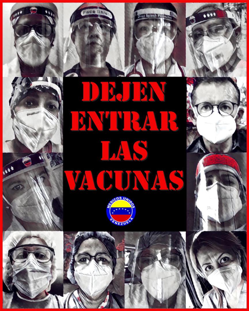 MedicosUnidosVe's tweet photo. Exigimos claridad en la entrada de las vacunas al país. Exigimos el plan de vacunación priorizado. Nuestros adultos mayores,personas con comorbilidades y personal por áreas de riesgo son prioritarios.

Transparencia y entrada inmediata antes que sea demasiado tarde
#SOSEmergencia https://t.co/Hf2nL5Rhm4