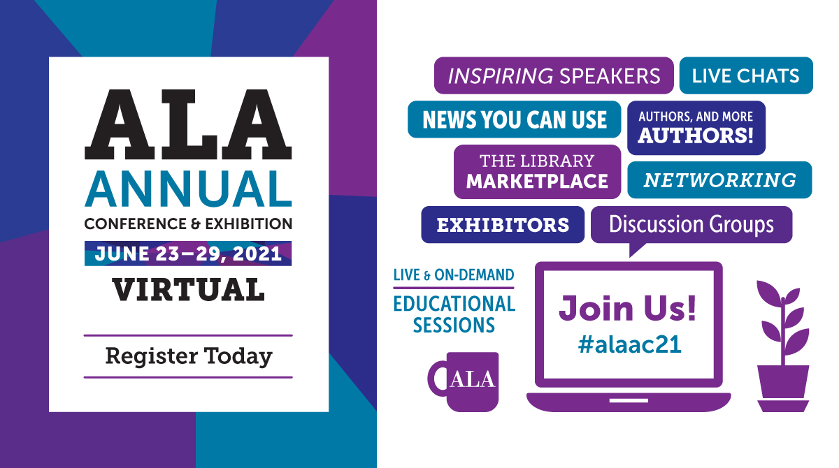 ALAConferences's tweet photo. There's so much to see and do at #alaac21! Save when you register before April 16, 11:59 p.m., CT.  https://t.co/ASXJzSLpK1 https://t.co/1m6QIvB37E