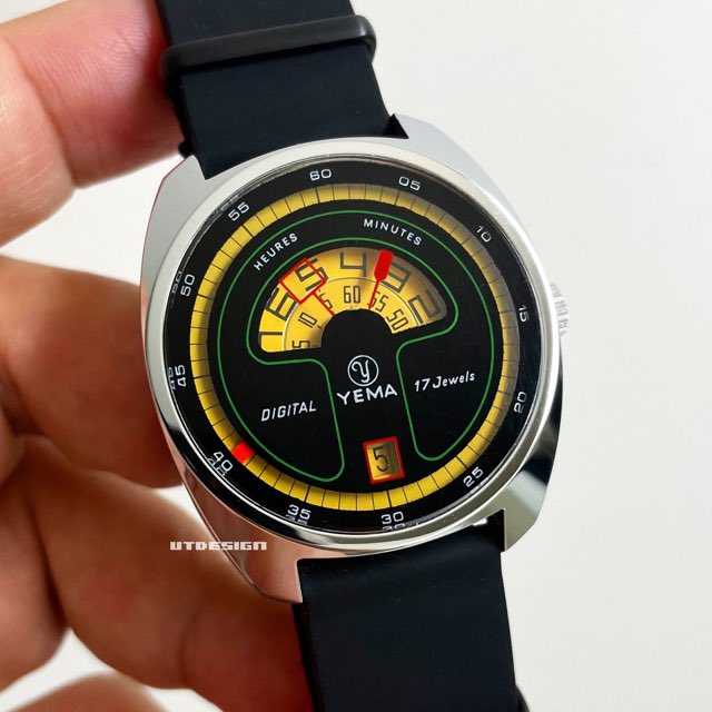 utdesign's tweet image. 今日は #yema の #メカデジ で行く。
utdesign.net/yema-jumphour2/
#jumphour #腕時計