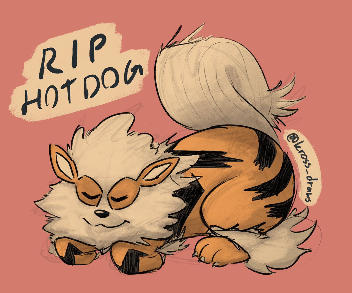 kokopuff_kross's tweet photo. Sad end to @Alpharad ‘s Nuzlocke stream, but there’s still hope
We lost a real one
#riphotdog #nuzlocke https://t.co/b0esixXgKd