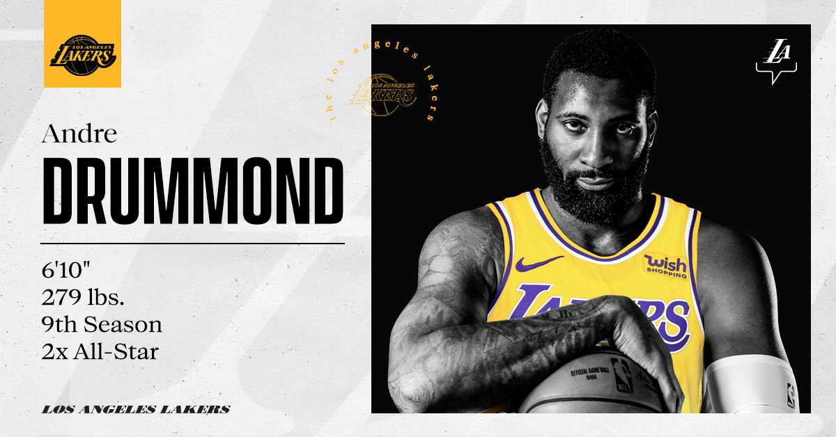 Los Angeles Lakers On Twitter Official We Got Dre Welcome To The Lakers Family Andredrummond