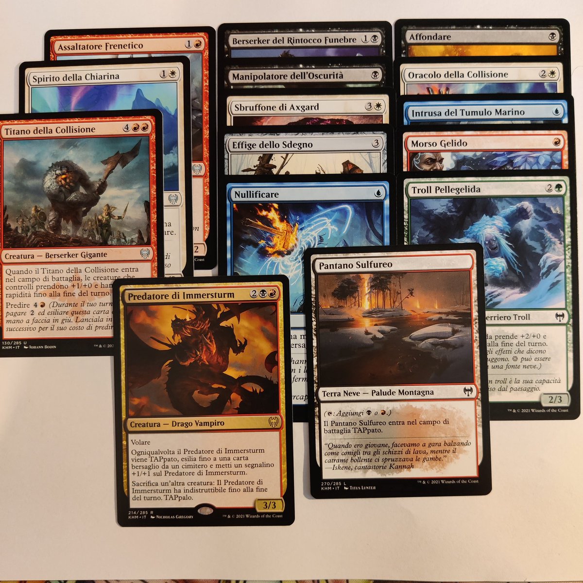 er_condor's tweet photo. 15/36 Seems I'm stucked in a #Rackdos series of #packs #unpacking  #sbusting &amp; #spacchetting #kaldheim #MTGKaldheim #mtgkhm #draft #booster #box #MagicTheGathering #mtgcards #mtgaddicted #figurine #sisbusta #magic #tradingcards #collection #collezione @LabirintoCCG https://t.co/KQubkxgchv
