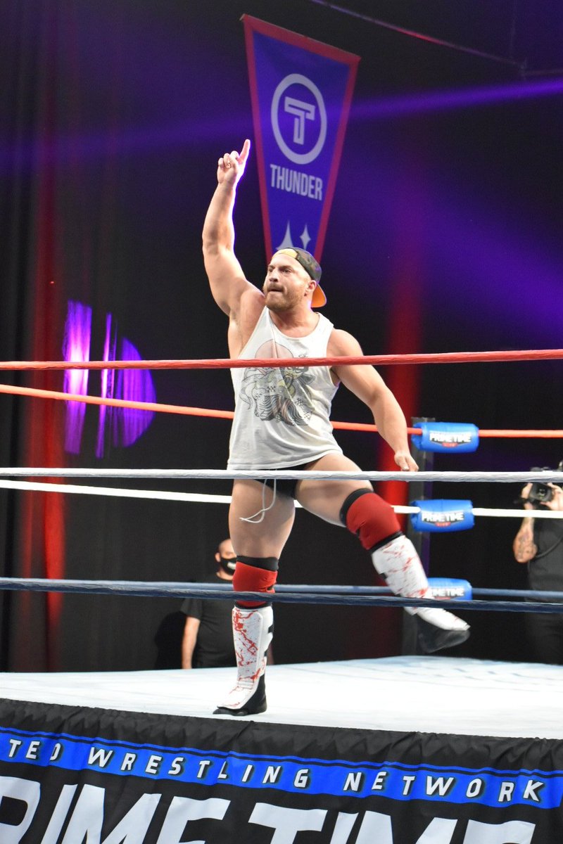 TheAllianceBlog's tweet photo. So @DirtyDickinson is working for @NJPWofAmerica, @GCWrestling_, and @ringofhonor. And there is still a 50/50 chance he's the 1st @unitedwrestling World Champion. Tell me you are the next big thing, without telling me,  you are the next big thing.  #filthyfather #DirtyDaddy https://t.co/10KcSXXgLg