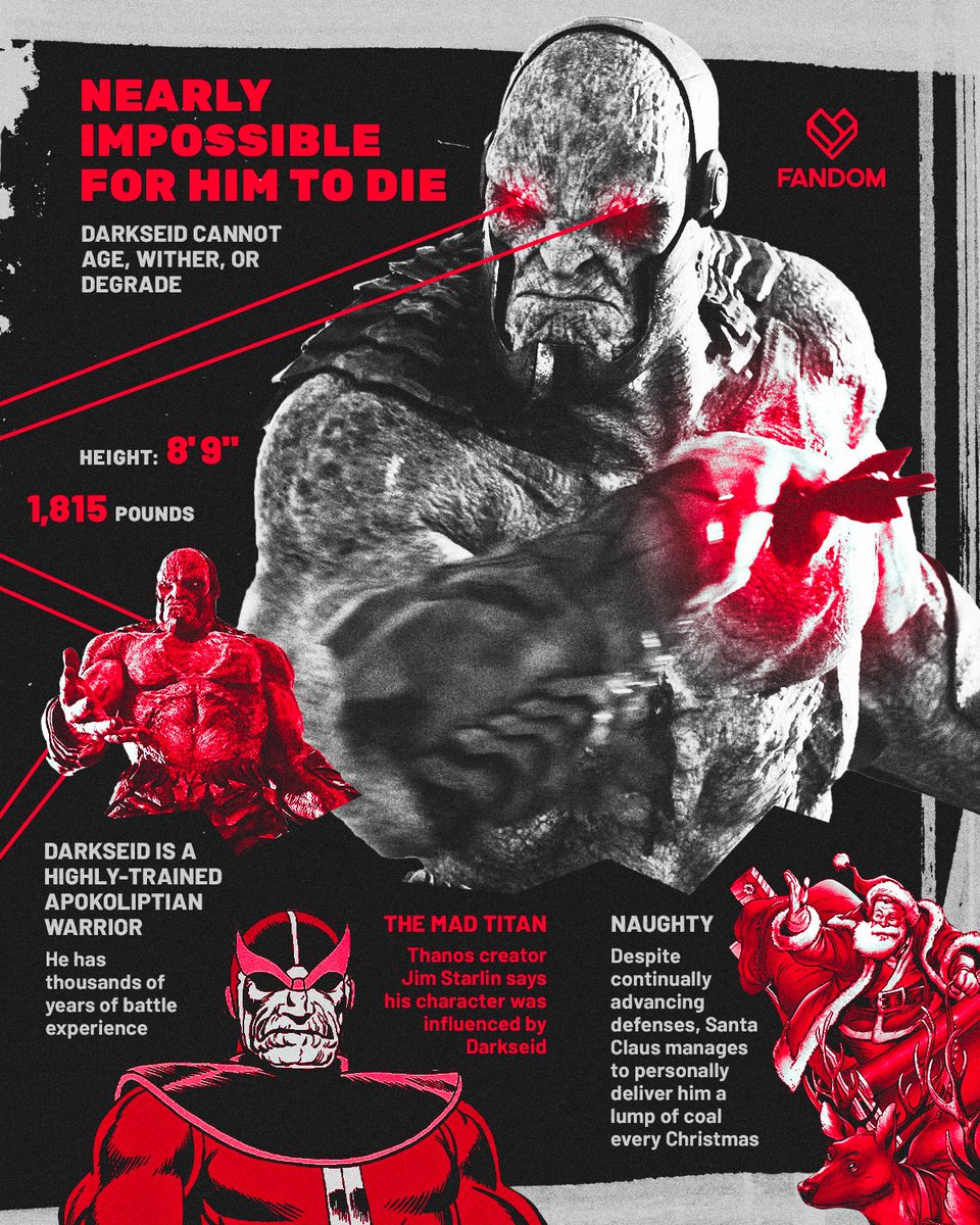 getFANDOM's tweet image. Darkseid's powers are unreal — #SnyderCut barely scratched the surface 😡