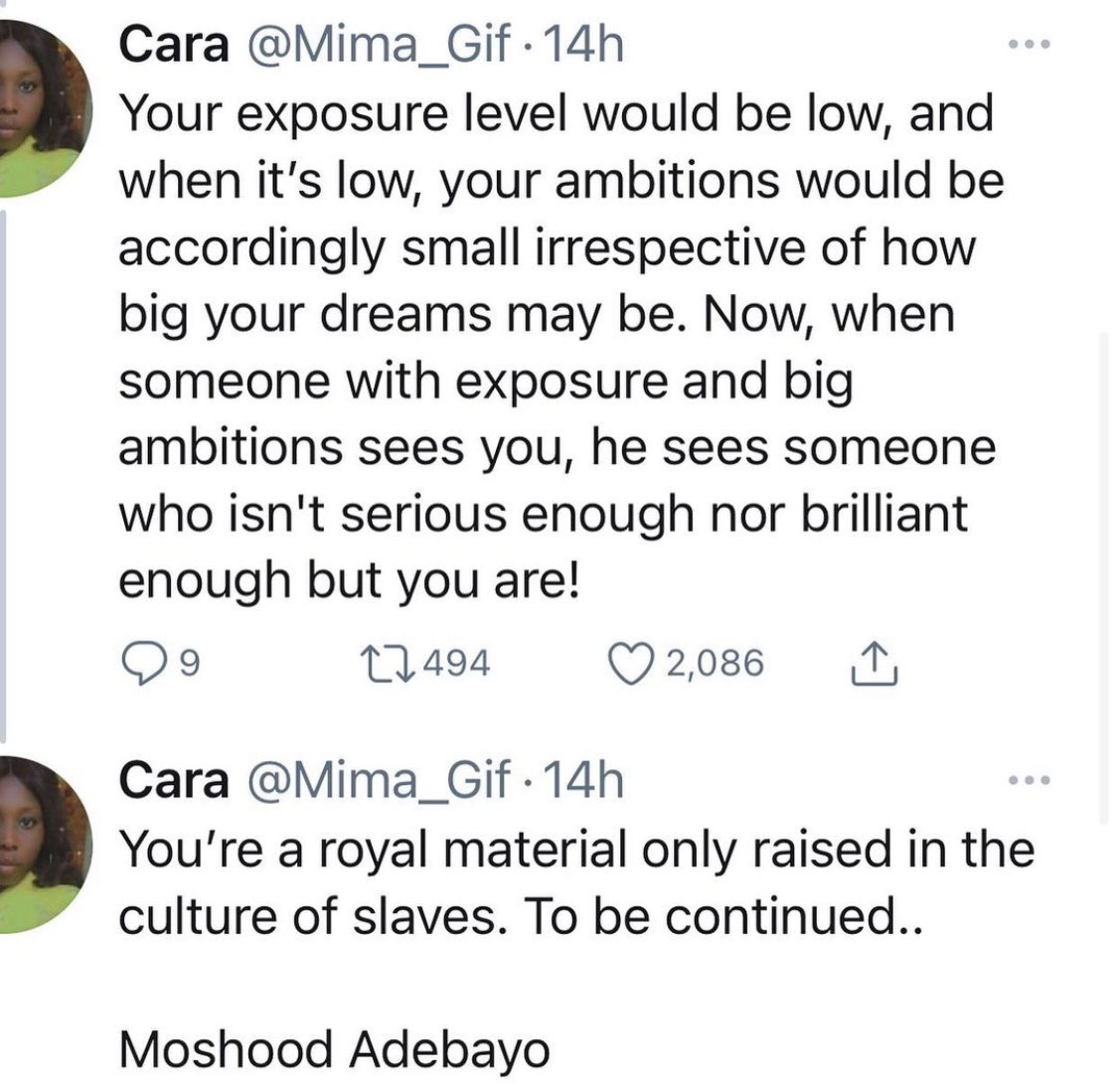 GistReel's tweet photo. Stop comparing ladies to Ngozi Okonjo-Iwealla https://t.co/08VV93a9Tt