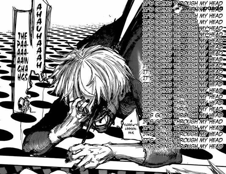 body horror, repetition //

tokyo ghoul sucked but these panels stuck with me forever 