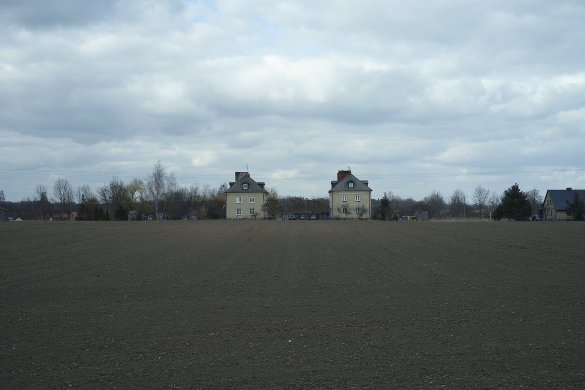 From series “Villages”. Poland, March 2021. More photographs: aboutlandscapes.com #landscape #aboutlandscapes #countryside #villages #architecture