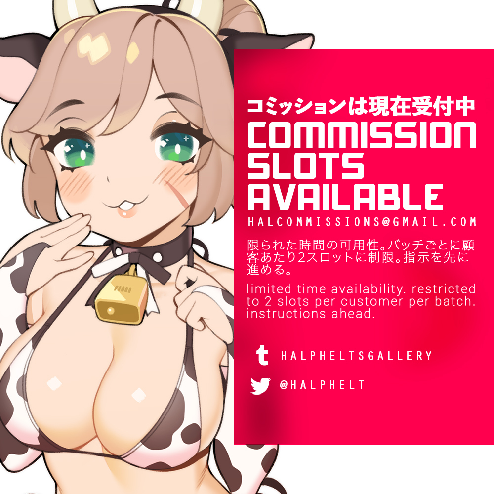 March commissions open!! 3 slots. I'm back babeyy  halpheltsgallery.tumblr.com/post/646939419…