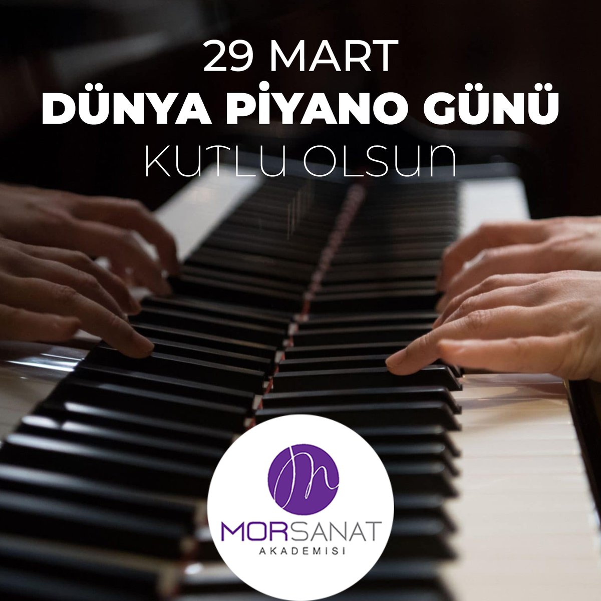 MorSanatAkademi's tweet photo. 29 Mart Dünya Piyano Günü Kutlu Olsun

#PianoDay #PianoDay2021 #PiyanoGünü #MorSanat #Beylikdüzü https://t.co/ibc9eoSuPI