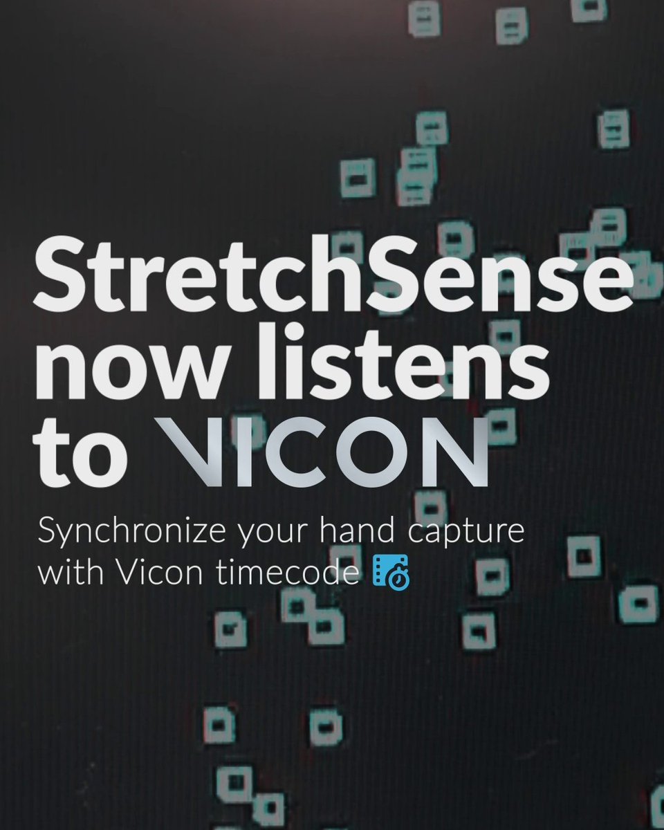StretchSense's tweet image. Our hand #motioncapture solution now listens directly to #Vicon timecode, making it easier than ever to sync our premium #fingertracking to a Vicon system.⁠ Keen to test drive our #handmocap solution? Request a trial stretchsense.com/request-a-tria…
⁠
@viconmocap #mocap #stretchsense
