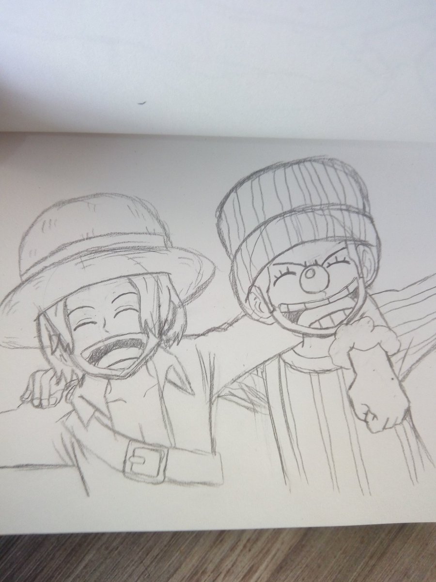 mdraws_02's tweet photo. Shanks y Buggy chiquitos sketch

Ayer en el capítulo de one piece se veían bien bonitos cantando Binks Sake, y bueno los dibuje de rápido
#sketch #onepiece #draw #fanart https://t.co/NQrlgjbaim