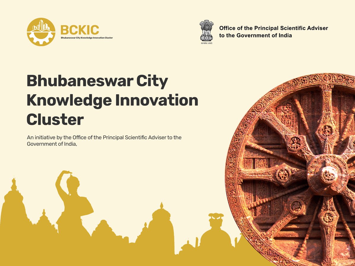 BCKIC's tweet photo. #BCKIC is an initiative by the @PrinSciAdvOff, set up in Bhubaneswar, to seamlessly connect research institutions, academia, industry and corporates towards creation of a Hub &amp; Spoke Model, actively facilitating innovation and knowledge creation. https://t.co/qH1LQwf5In