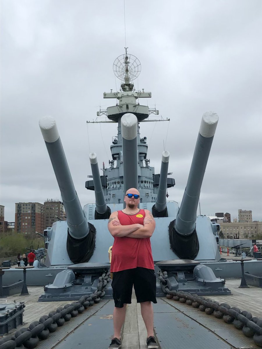 MINIBEAN75's tweet photo. Got to tour a retired battleship from WWII today. Hell of an experience! https://t.co/FnhxqbfCVm