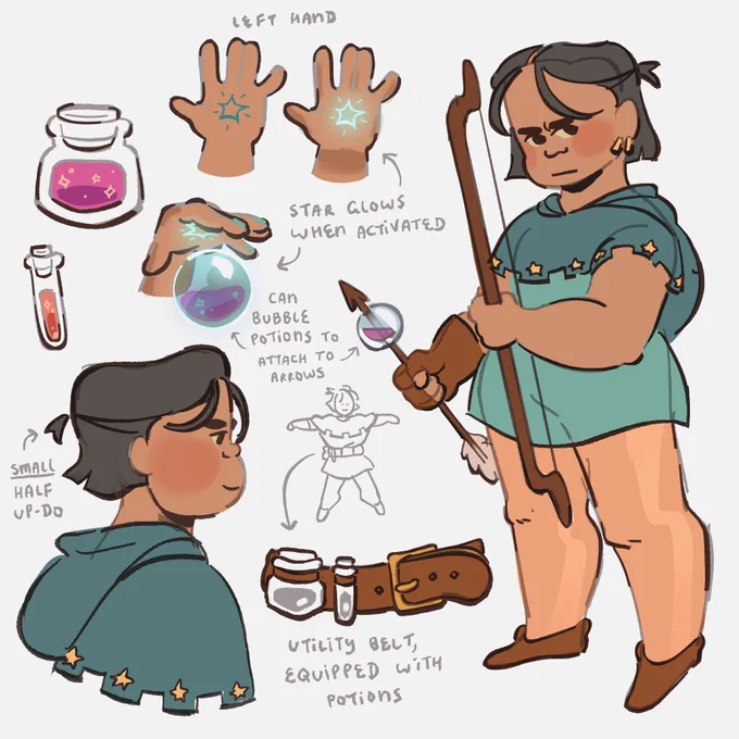what status effects do you think her potions would leave you with :0 