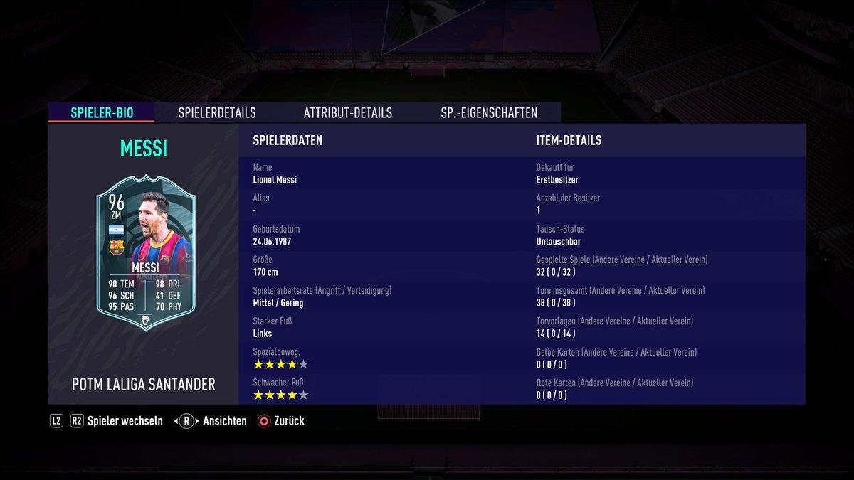 dxnizbg's tweet photo. Back2Back.. Elite 1 💫 

Beim 24:1 leider Unlucky die 2te Niederlage gefressen und somit meine Motivation im 📉📉📉

Messi für die erste WL auf der 10 im 41212 (2) ganz okay gewesen 👀

Taktiken von @ximtyrone 💫

#FUTBirthday #FUT21 https://t.co/BWWGpVkCtK