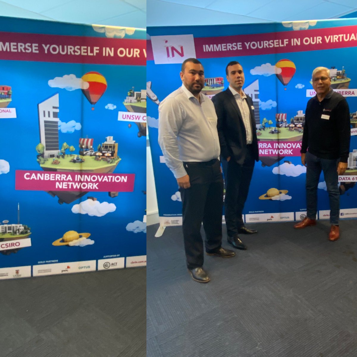 Yaabubiin's tweet photo. Attending: Canberra Yarning Circle - ACT ATSI Business Owners with my sons, Yawun of Wehbar Electrical, and Julang of Benchmark Air Conditioning &amp; Refrigeration. https://t.co/75bbtyOLWF
